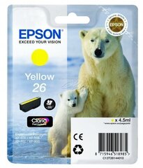 Epson Singlepack 26 Claria Premium Ink Y hinta ja tiedot | Mustekasetit | hobbyhall.fi
