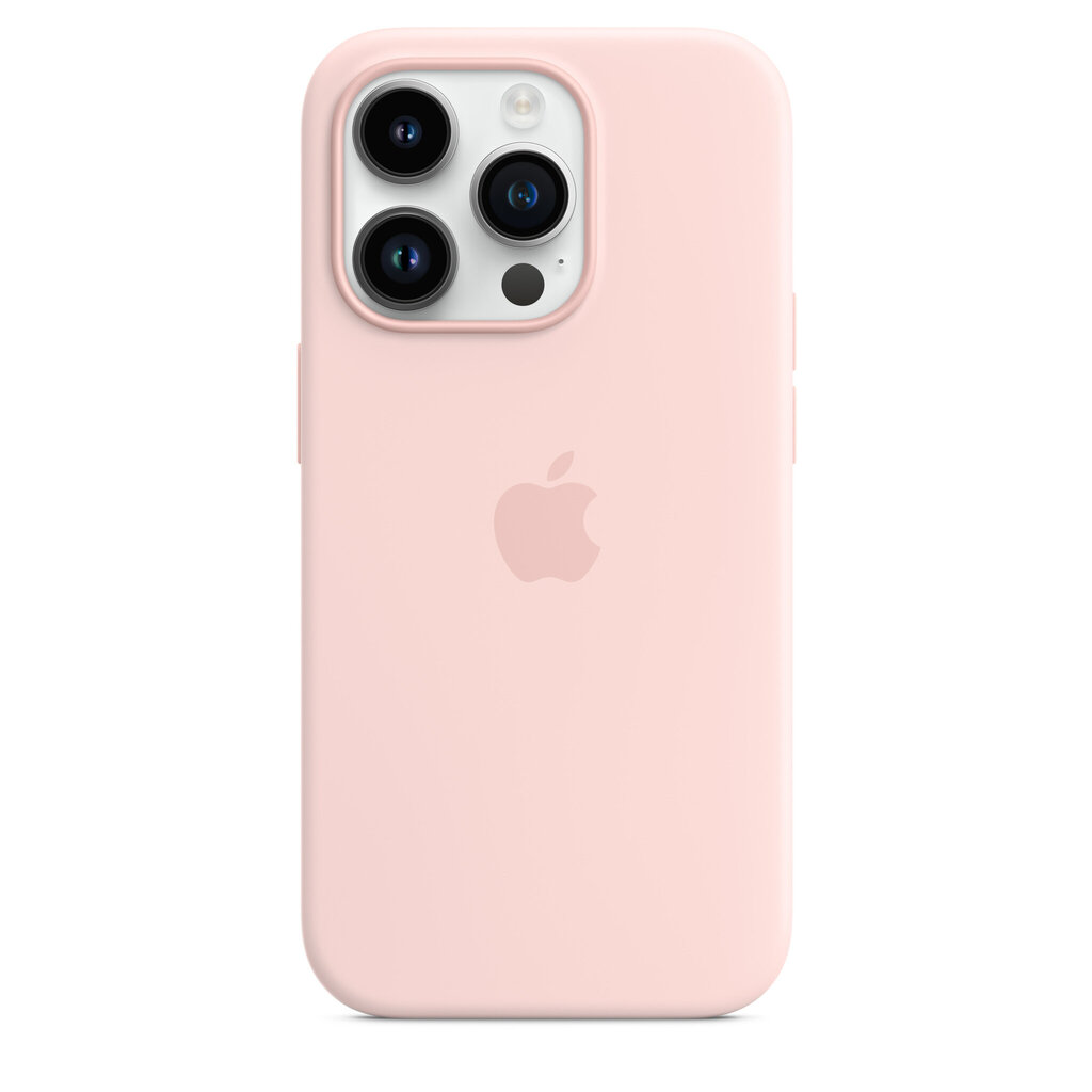iPhone 14 Pro Silicone Case with MagSafe - Chalk Pink hinta ja tiedot | Puhelimen kuoret ja kotelot | hobbyhall.fi