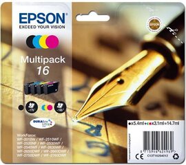 EPSON 16 ink cartridge black + tri-col hinta ja tiedot | Mustekasetit | hobbyhall.fi
