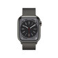 Apple Watch Series 8 GPS + Cellular 45mm Graphite ruostumaton teräskuori ,Graphite milanolaisranneke MNKX3 hinta ja tiedot | Älykellot | hobbyhall.fi