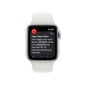 Apple Watch SE GPS + Cellular 44mm Silver Aluminium Case with White Sport Band - Regular 2nd Gen - MNQ23UL/A hinta ja tiedot | Älykellot | hobbyhall.fi