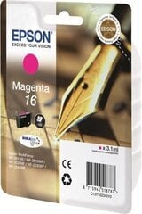 EPSON 16 ink cartridge magenta hinta ja tiedot | Mustekasetit | hobbyhall.fi