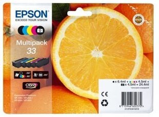 EPSON Multipack 5-colours 33 Claria Ink hinta ja tiedot | Mustekasetit | hobbyhall.fi