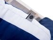 Termi C009 - 01PB -pehmuste pihatuoliin, 60 x 42 x 12 cm, valkoinen / sininen hinta ja tiedot | Istuintyynyt, pehmusteet ja päälliset | hobbyhall.fi