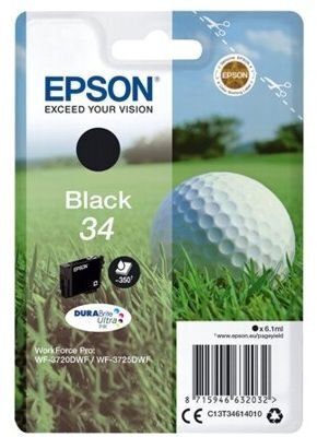 EPSON Singlepack Black 34 DURABrite Ultr hinta ja tiedot | Mustekasetit | hobbyhall.fi