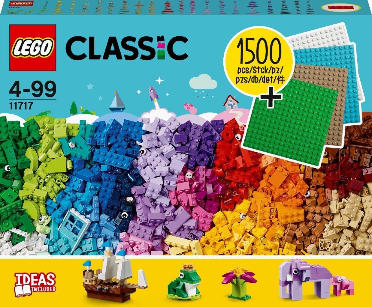 11717 LEGO® Classic Palikoita, palikoita, rakennuslevyjä hinta ja tiedot | LEGOT ja rakennuslelut | hobbyhall.fi