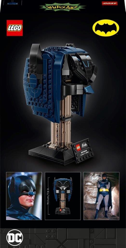 76238 LEGO® Klassikkotelevisiosarjan Batmanin™ naamio hinta ja tiedot | LEGOT ja rakennuslelut | hobbyhall.fi