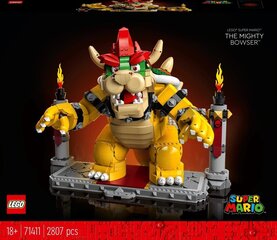71411 LEGO® Super Mario, Mahtava Bowser™ hinta ja tiedot | LEGOT ja rakennuslelut | hobbyhall.fi