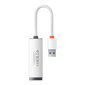 Adapteri Baseus Lite Series USB - RJ45-verkko (valkoinen) hinta ja tiedot | Adapterit | hobbyhall.fi