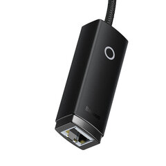 Adapteri Baseus Lite Series USB-RJ45-verkko (musta) hinta ja tiedot | Baseus Tietokoneiden lisävarusteet | hobbyhall.fi