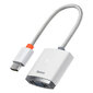 Adapteri Baseus Lite -sarjan HDMI-VGA, äänen kanssa (valkoinen) hinta ja tiedot | Adapterit | hobbyhall.fi