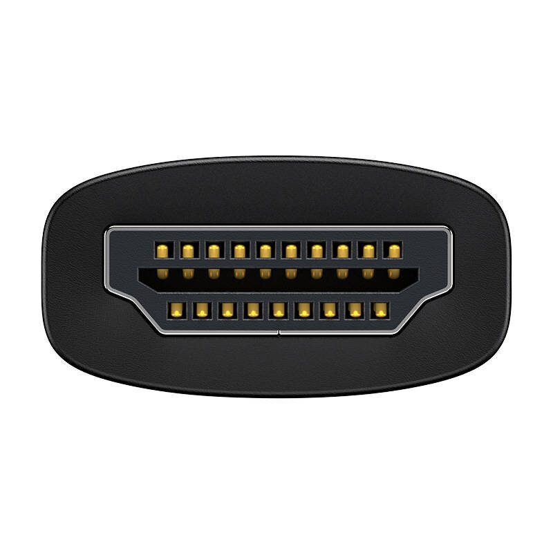 Adapteri Baseus Lite Series HDMI - VGA, äänellä (musta) hinta ja tiedot | Adapterit | hobbyhall.fi