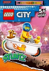 60333 LEGO® City Kylpyammestunttipyörä hinta ja tiedot | LEGOT ja rakennuslelut | hobbyhall.fi