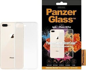 PanzerGlass ClearCase -puhelinkotelo Apple iPhone 7/8+, kirkas hinta ja tiedot | Puhelimen kuoret ja kotelot | hobbyhall.fi