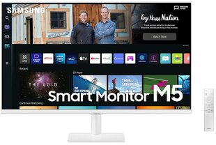 Samsung 32" Full HD Smart Monitor M5 (2022) LS32BM501EUXEN hinta ja tiedot | Näytöt | hobbyhall.fi