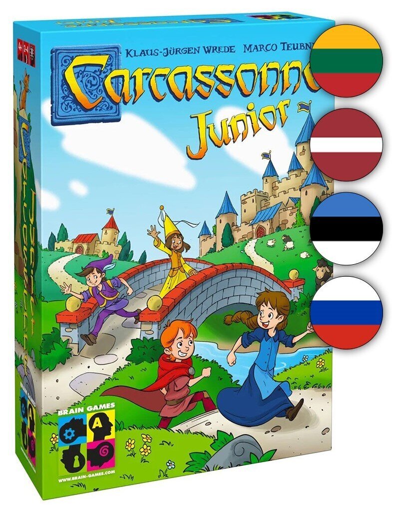 Lautapeli Brain Games Carcassonne Junior hinta ja tiedot | Lautapelit ja älypelit | hobbyhall.fi