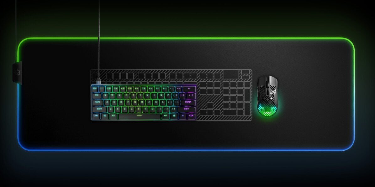 SteelSeries Gaming Keyboard Apex 9 Mini hinta ja tiedot | Näppäimistöt | hobbyhall.fi