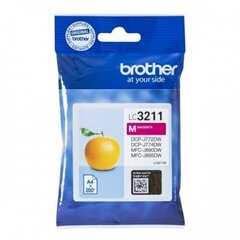 Brother LC3211M Inkjet cartridge, Magent hinta ja tiedot | Mustekasetit | hobbyhall.fi