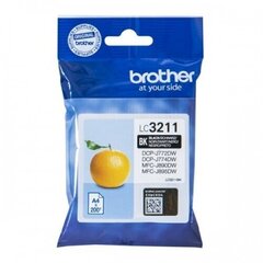 Brother Tusz LC-3211BK (musta) hinta ja tiedot | Mustekasetit | hobbyhall.fi