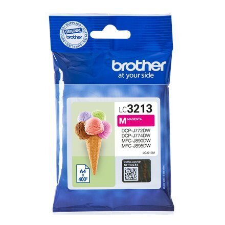 Brother LC3213M mustepatruuna, magenta hinta ja tiedot | Mustekasetit | hobbyhall.fi