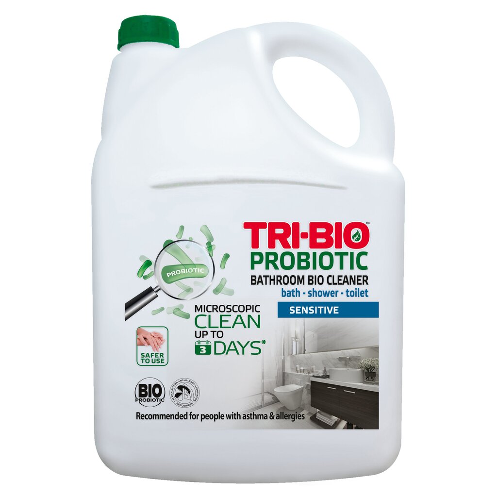 TRI-BIO probioottinen biopohjainen kylpyhuoneen puhdistusaine sensitive, 4.4L hinta ja tiedot | Puhdistusaineet | hobbyhall.fi