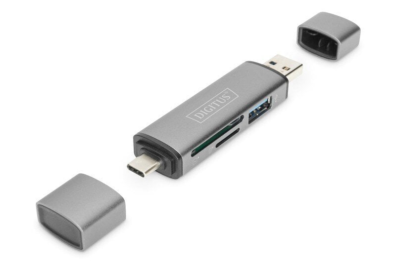 Digitus Kortelių skaitytuvas USB DA-70886 hinta ja tiedot | Adapterit | hobbyhall.fi