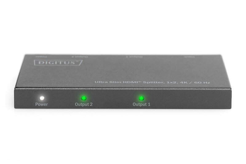 Digitus HDMI Audio- ja videojakaja DS-45322 hinta ja tiedot | Adapterit | hobbyhall.fi
