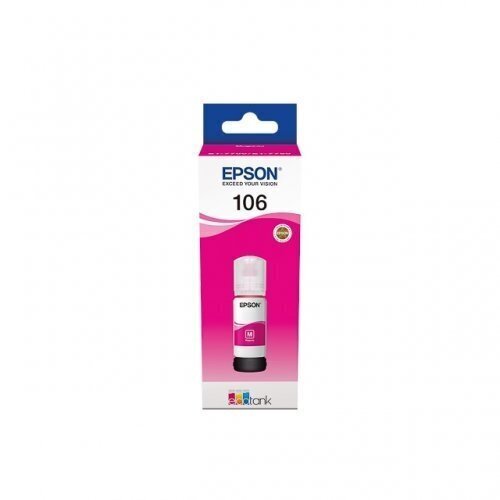 Epson Ecotank 106 mustepullo, magenta hinta ja tiedot | Mustekasetit | hobbyhall.fi