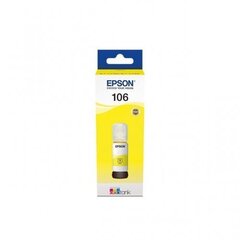 Epson Ecotank 106 mustepullo, keltainen hinta ja tiedot | Mustekasetit | hobbyhall.fi