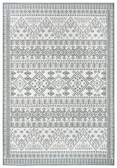 Matto Doha, valkoinen/vihreä, 150x80 cm hinta ja tiedot | Isot matot | hobbyhall.fi