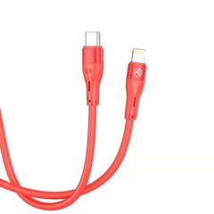 Tellur Silicone TLL155561, USB-C/Lightning, 1 m hinta ja tiedot | Puhelinkaapelit | hobbyhall.fi