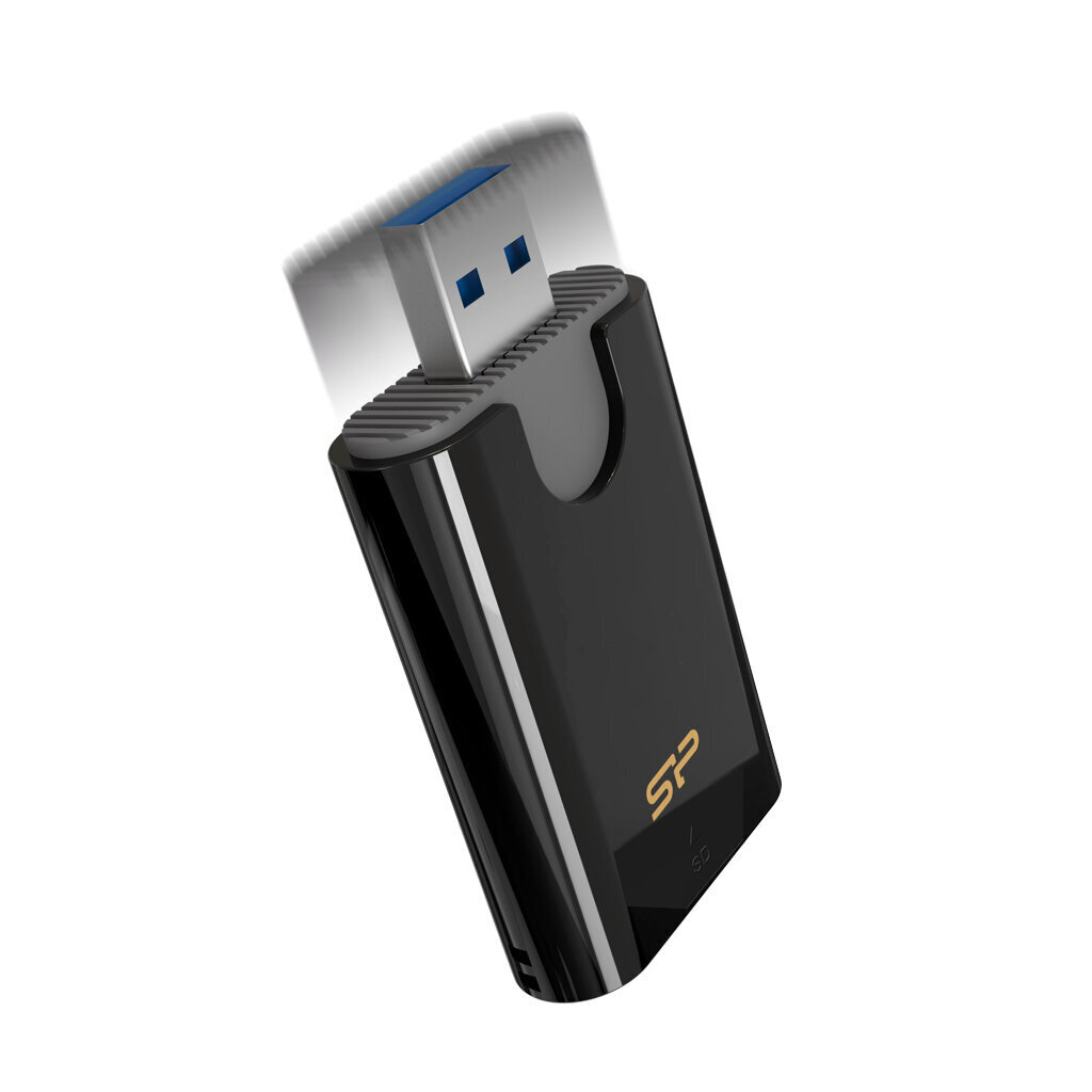 Silicon Power - Muistikortinlukija. USB 3.2 Gen 1 Type-A SD /microSD UHS- ja MMC-kortit SPU3AT5REDEL300K hinta ja tiedot | Adapterit | hobbyhall.fi