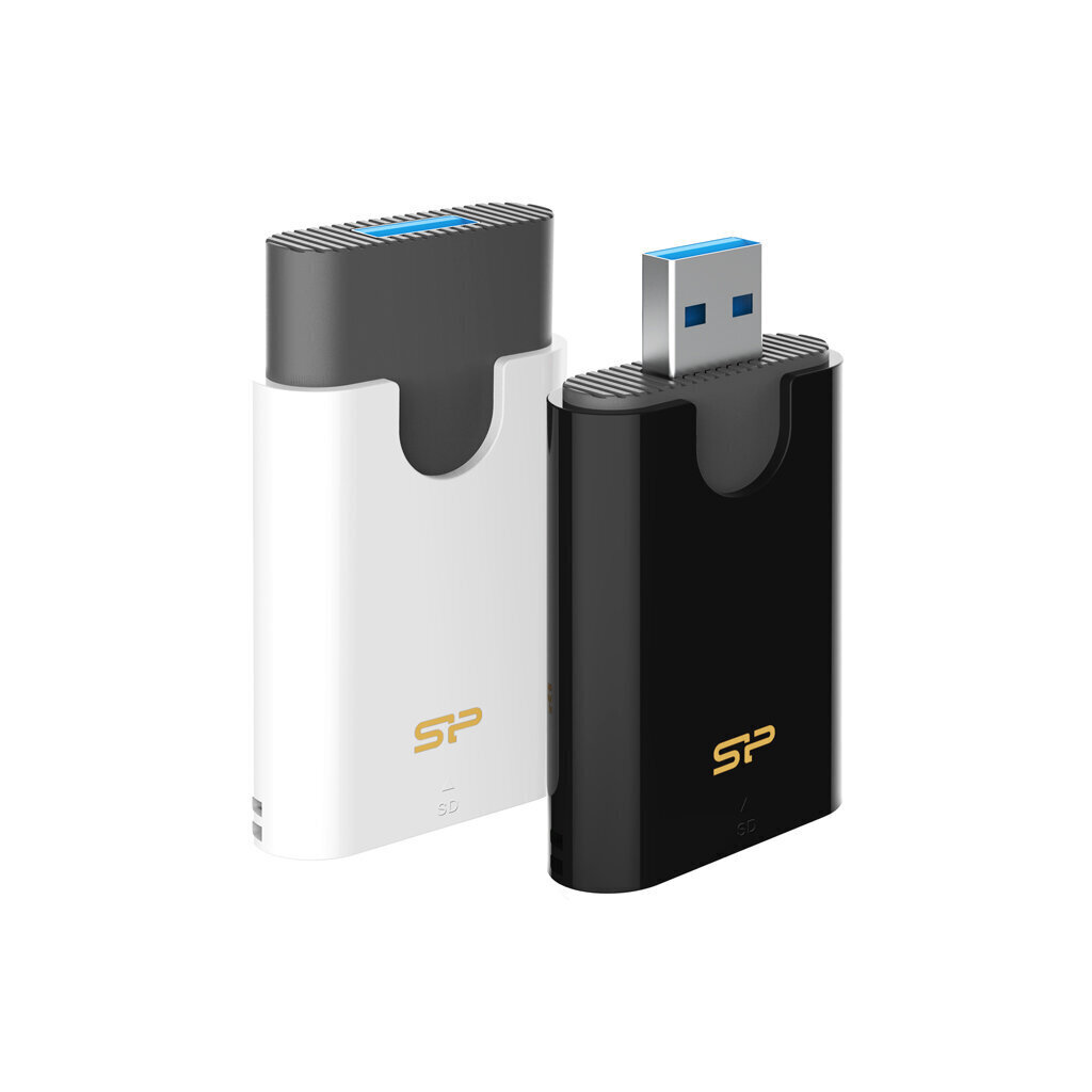 Silicon Power - Muistikortinlukija. USB 3.2 Gen 1 Type-A SD /microSD UHS- ja MMC-kortit SPU3AT5REDEL300K hinta ja tiedot | Adapterit | hobbyhall.fi