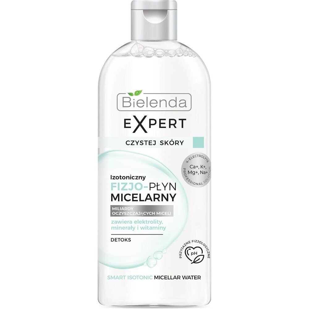 Bielenda Expert Clean Skin Detox - Isotoninen misellivesi, 400ml. hinta ja tiedot | Kasvojen puhdistusaineet | hobbyhall.fi