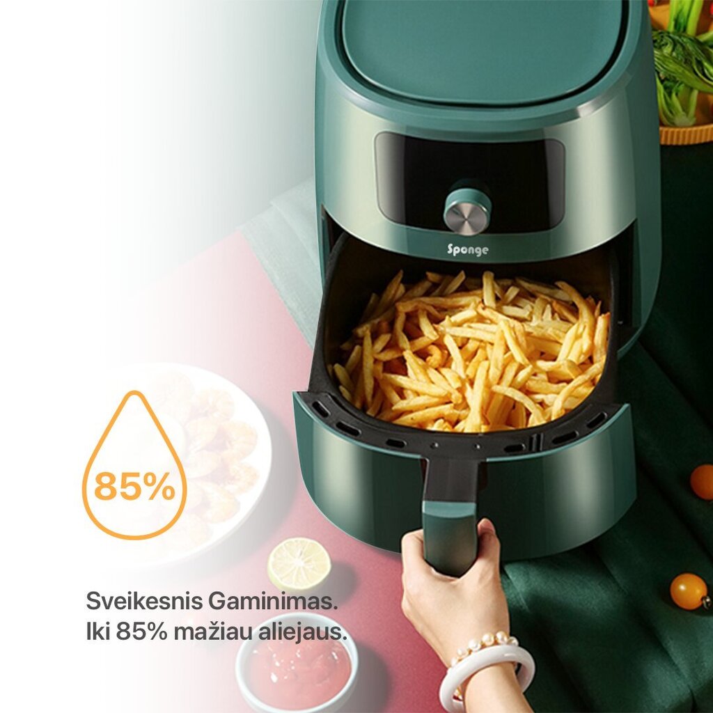 Sponge Air Fryer 6L hinta ja tiedot | Airfryerit ja friteerauskeittimet | hobbyhall.fi