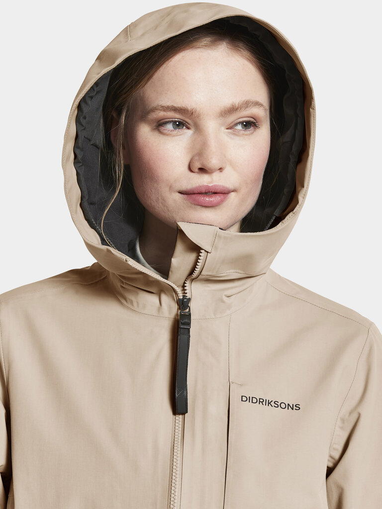 Didriksons naisten kevät-syksy parka LANA, beige hinta ja tiedot | Naisten ulkoilutakit | hobbyhall.fi