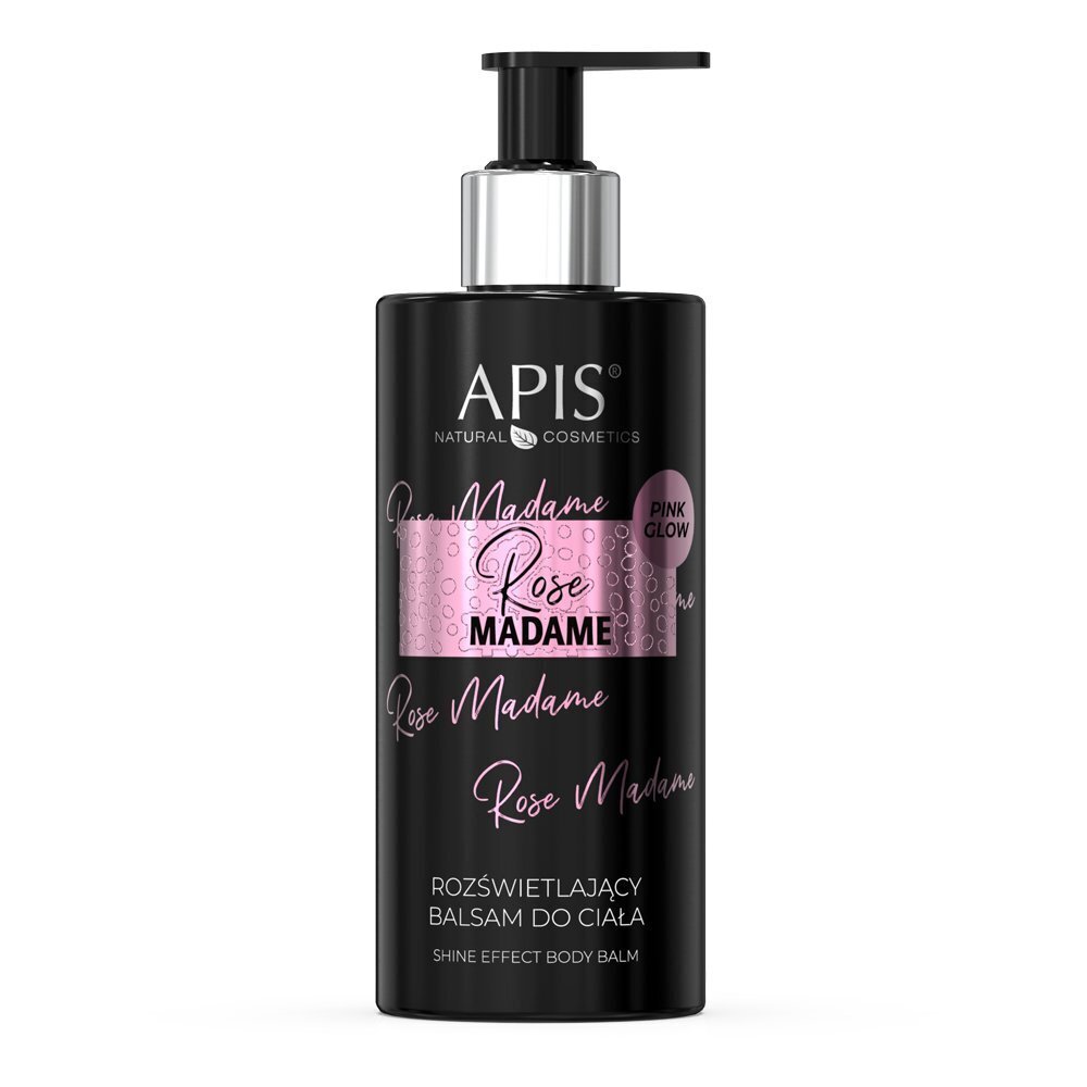 Apis Rose Madame Shine Effect Body Balm - ihoa kirkastava vartalovoide, 300 ml. hinta ja tiedot | Vartalovoiteet ja -emulsiot | hobbyhall.fi