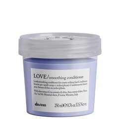 Davines Essential Haircare Love Smooth Conditioner - sileyttävä ja tasoittava hoitoaine hiuksille, 250 ml. hinta ja tiedot | Hoitoaineet | hobbyhall.fi