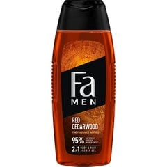 Fa Men Body&Hair - miehille suunniteltu suihkugeeli : 2in1 Red Cedrawood, 400 ml hinta ja tiedot | Suihkusaippuat ja suihkugeelit | hobbyhall.fi