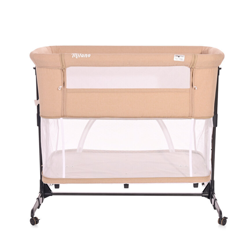 Matkasänky Lorelli Crib Milano 2in1, beige hinta ja tiedot | Matkasängyt | hobbyhall.fi