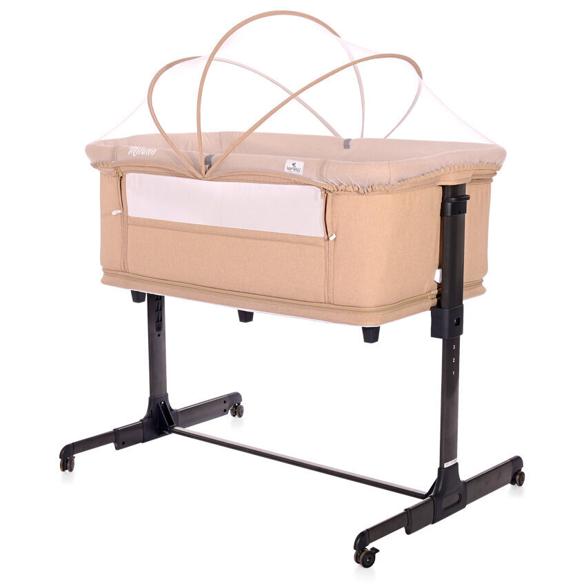 Matkasänky Lorelli Crib Milano 2in1, beige hinta ja tiedot | Matkasängyt | hobbyhall.fi