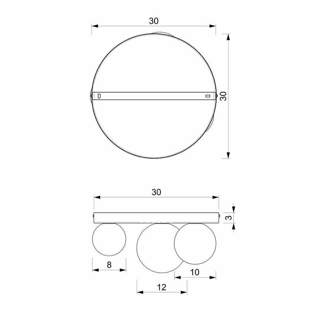 Kattovalaisin Bibione Gold hinta ja tiedot | Kattovalaisimet | hobbyhall.fi