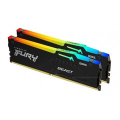 Kingston Fury Beast RGB 32 Kit (16GBx2) GB hinta ja tiedot | Muisti (RAM) | hobbyhall.fi