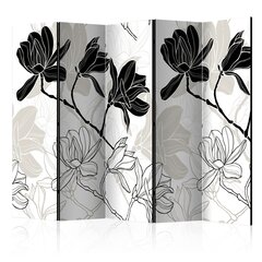 Sermi Flowers B&W II [Room Dividers] hinta ja tiedot | Sermit ja tilanjakajat | hobbyhall.fi