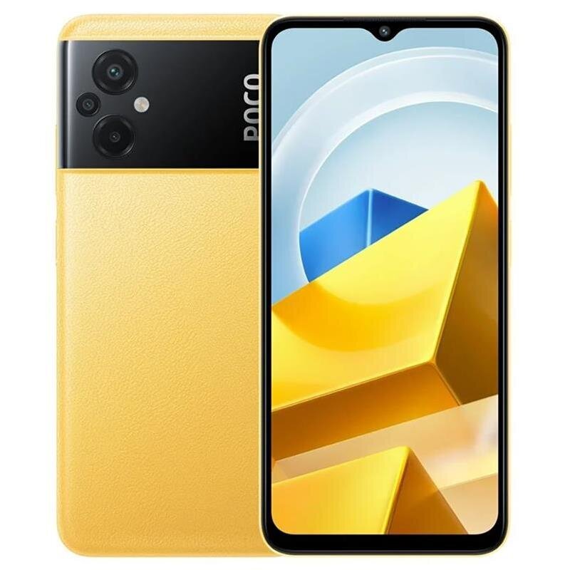 Poco M5 4/128GB Yellow MZB0CLNEU hinta ja tiedot | Matkapuhelimet | hobbyhall.fi