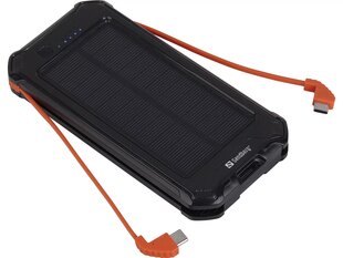 Sandberg 3in1 Solar Powerbank, 10000 mAh hinta ja tiedot | Sandberg Puhelimet, älylaitteet ja kamerat | hobbyhall.fi