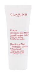 Clarins Hand & Nail Treatment -käsi- ja kynsivoide, ravitseva, 30 ml hinta ja tiedot | Vartalovoiteet ja -emulsiot | hobbyhall.fi