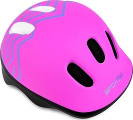 Lasten pyöräilykypärä Spokey Strapy 1 Jr 927773 44-48 cm, vaaleanpunainen. hinta ja tiedot | Kypärät | hobbyhall.fi