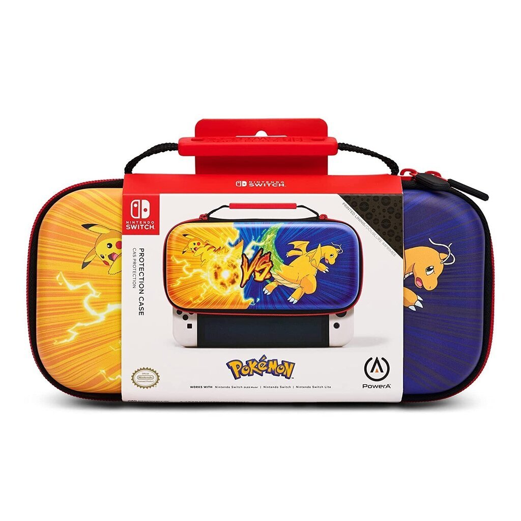PowerA Nintendo Switch Protection Case Pikachu vs. Dragonite hinta ja tiedot | Pelikonsolitarvikkeet | hobbyhall.fi