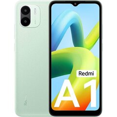 Xiaomi Redmi A1 Dual SIM 2/32GB,MZB0CGXEU Light Green hinta ja tiedot | Matkapuhelimet | hobbyhall.fi